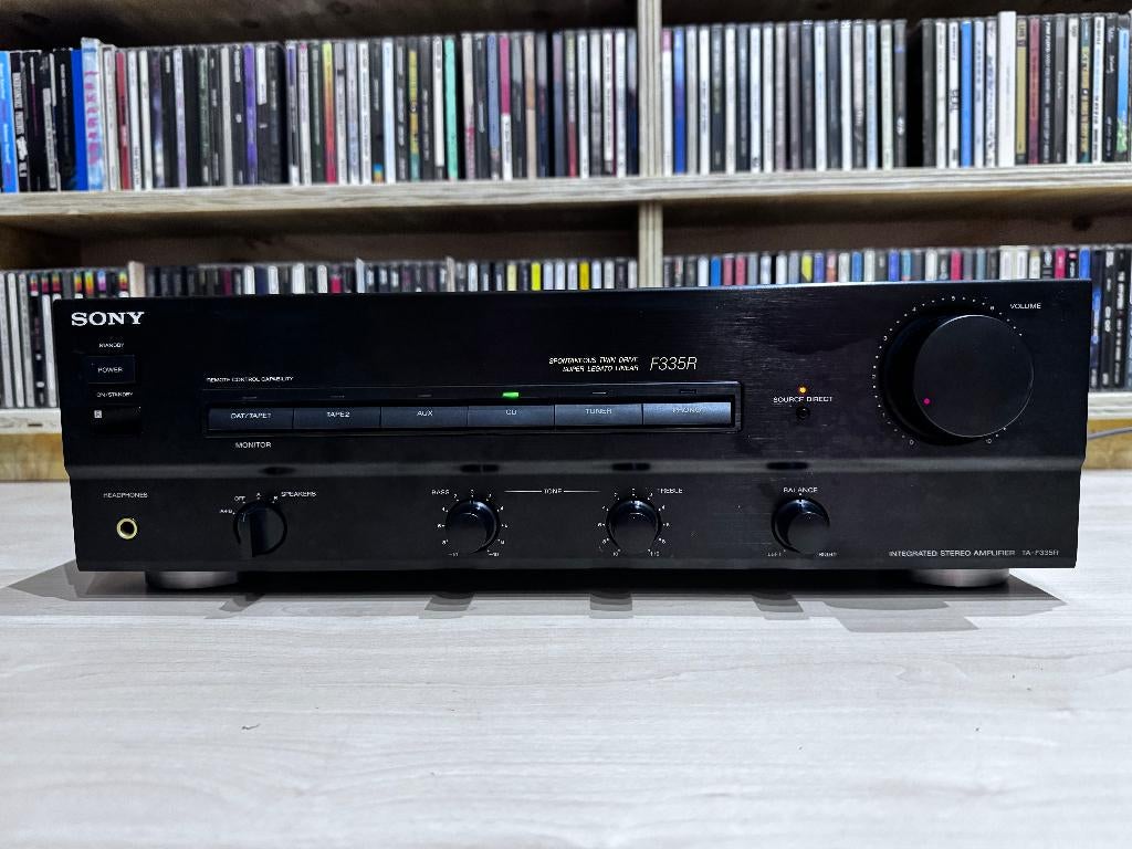✅ Sony Integrated Stereo Amplifier TA-F335R, Refurbished, Ophalen of Verzenden, Sony, 120 watt of meer
