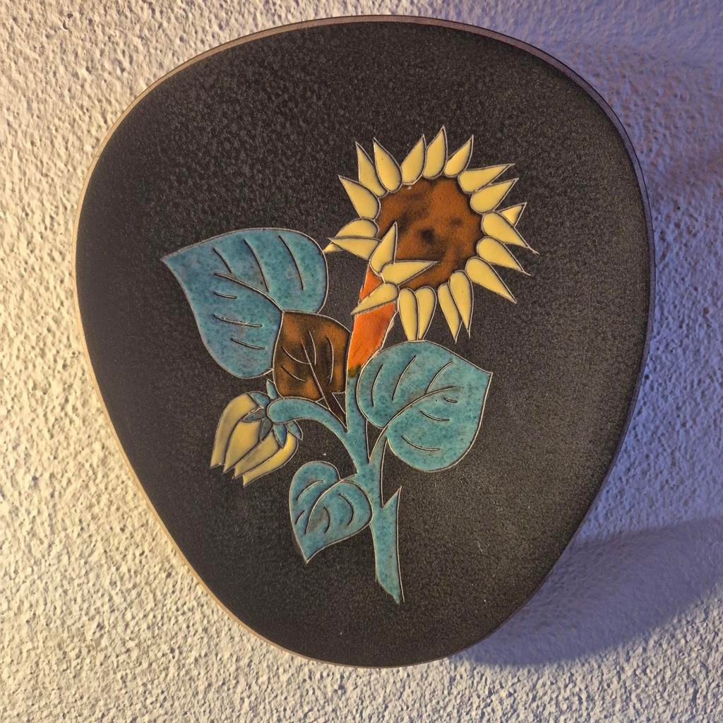 Wandbordje Ruscha in fraaie staat, Ophalen of Verzenden, Zo goed als nieuw, Zilver, Overige materialen