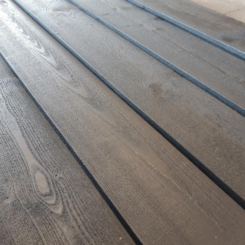 Vuren zweeds rabat zwart, zweedsrabat, ipv Douglas, planken, Ophalen, Nieuw, 250 cm of meer, Planken