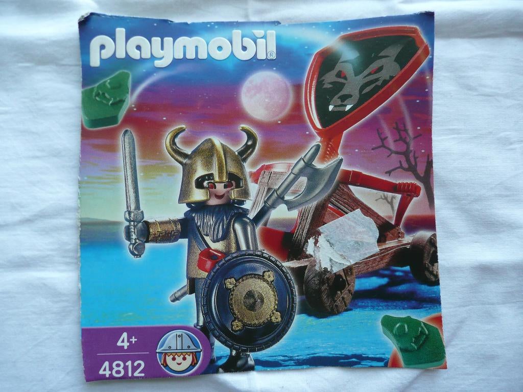 Playmobil katapult van de wolvenridders, Kinderen en Baby's, Speelgoed | Playmobil, Ophalen of Verzenden, Zo goed als nieuw, Complete set