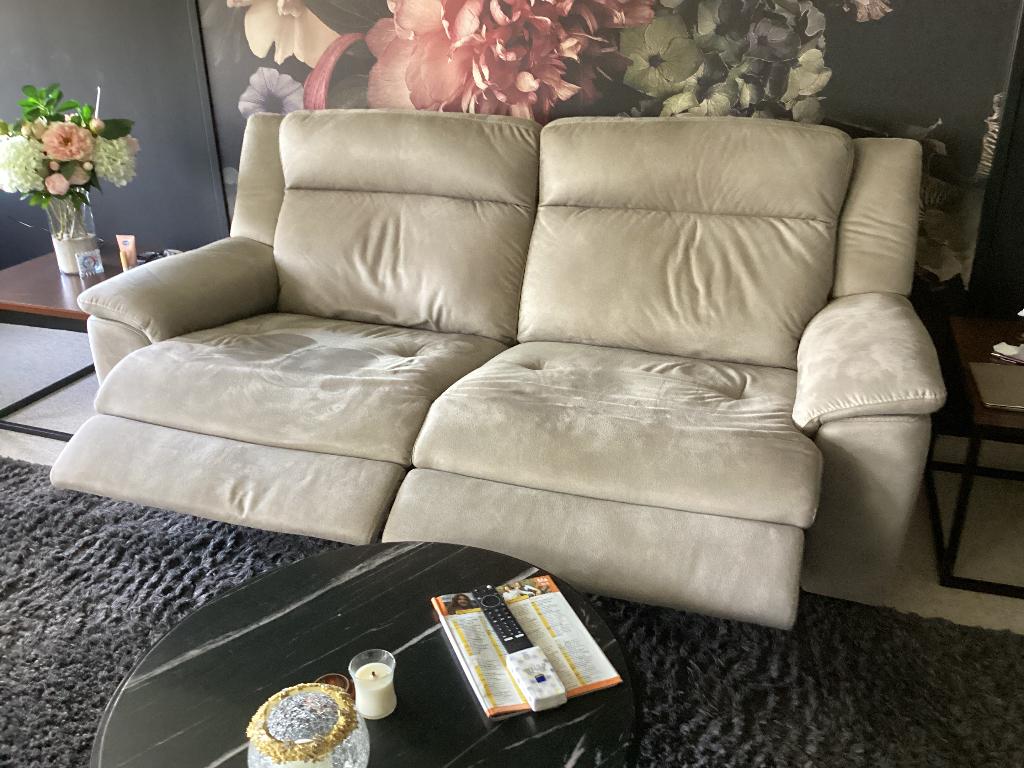 Elektrische 2zits relax bank, Huis en Inrichting, Banken | Bankstellen, Ophalen, Relax bank, Gebruikt, Tweepersoons