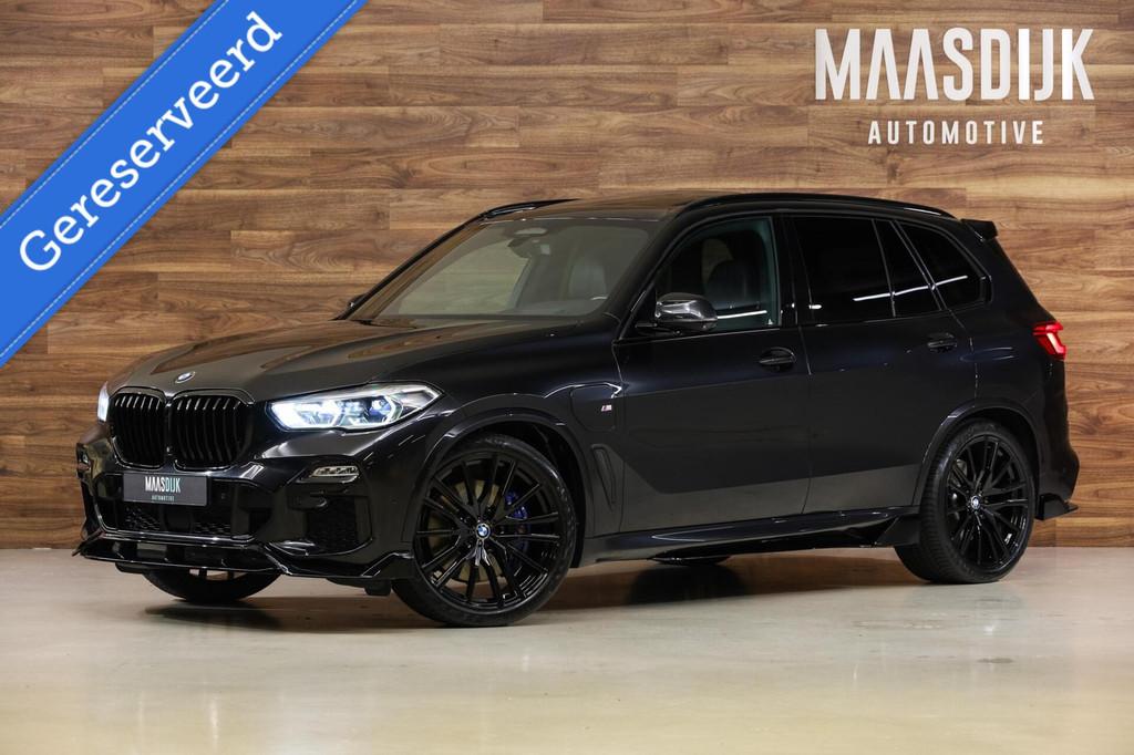 BMW X5 xDrive45e M-Sport|Aero|Skylounge|Individual|360|B&W|, Gebruikt, 394 pk, Zwart, Vierwielaandrijving
