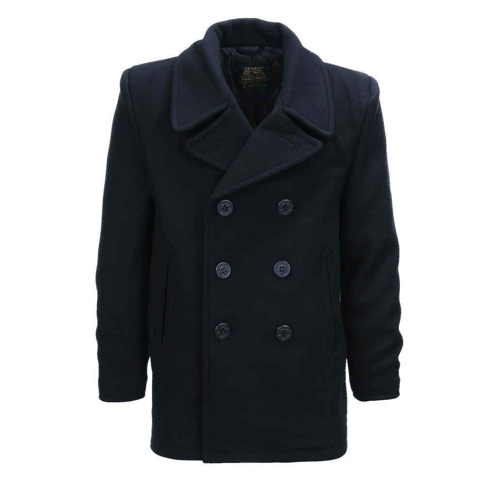 Fostex Marine Pea Coat - Klassieke Kapiteinsjas - Alle Maten, Info@fostexgarments.com, Blauw, Onbekend, Nieuw