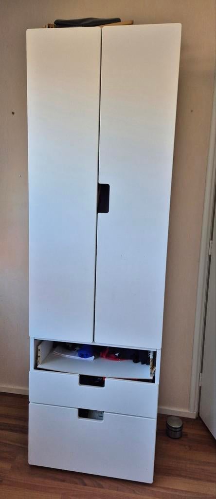 Witte Stuva Ikea kast met hanggedeelte, Ophalen, Gebruikt, 50 tot 100 cm, 150 tot 200 cm