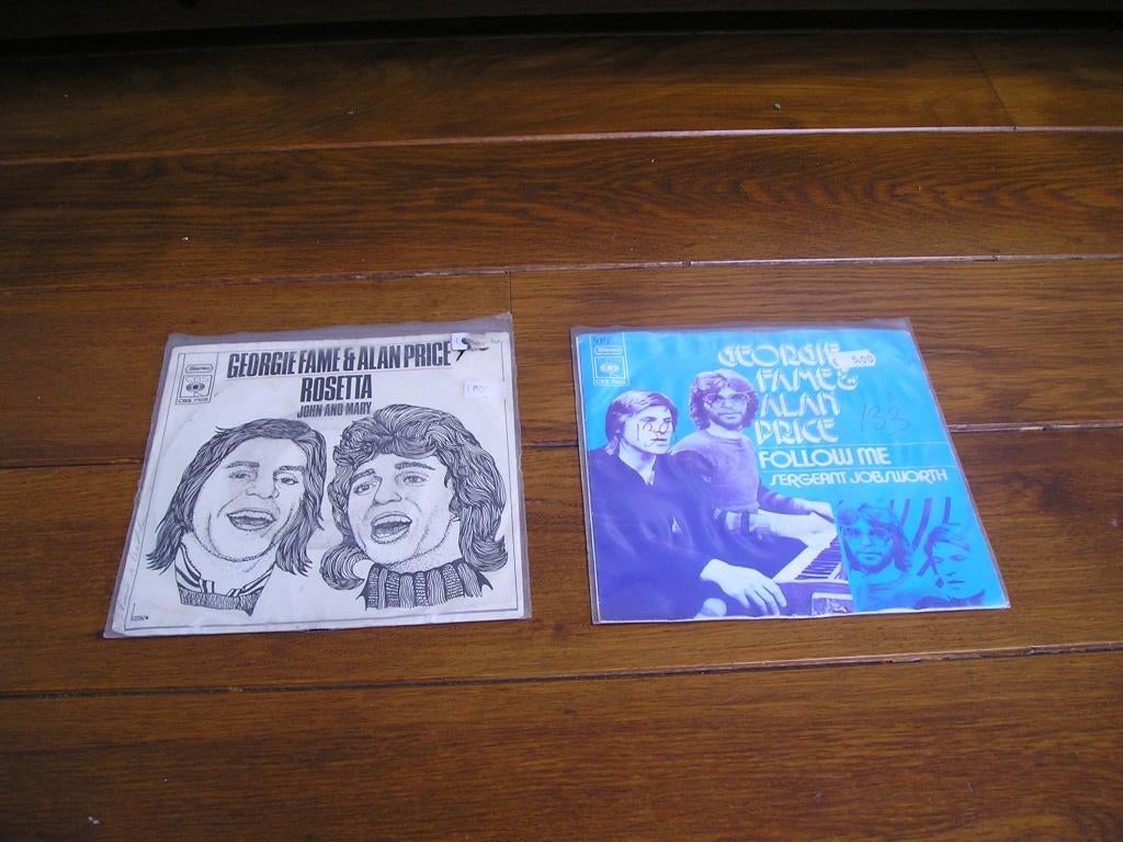 Georgie fame /alan price 2x singles, 7 inch, Single, Ophalen of Verzenden, Zo goed als nieuw