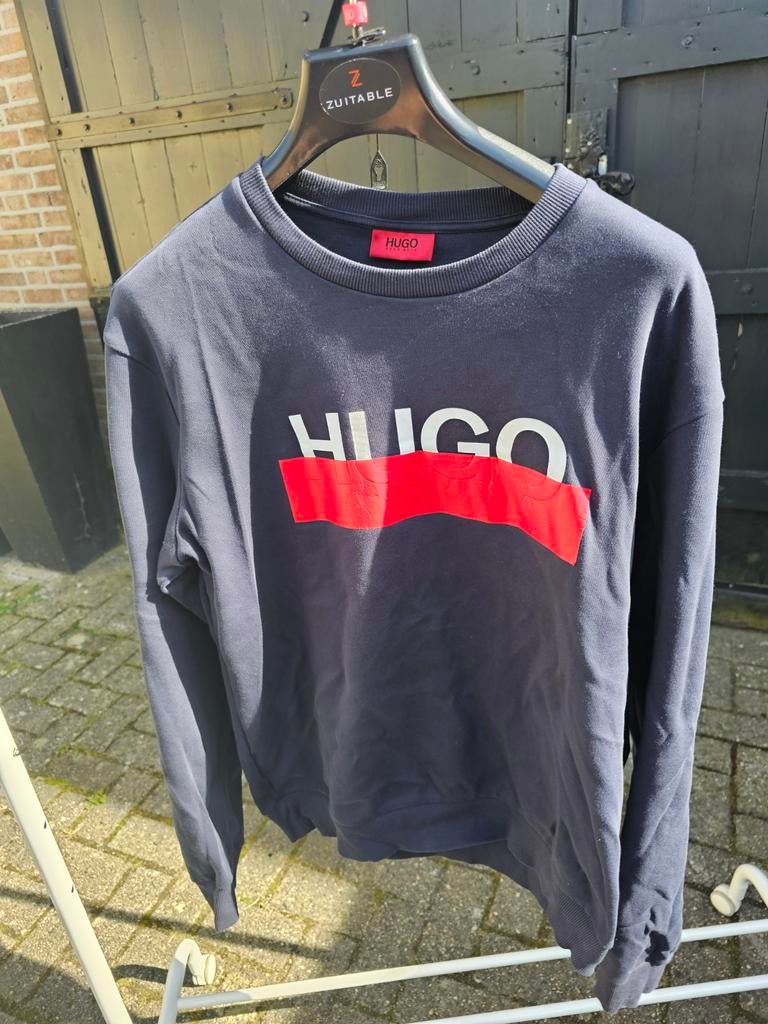 Originele Hugo Boss trui maat L, Maat 52/54 (L), Blauw, Ophalen of Verzenden, Hugo Boss