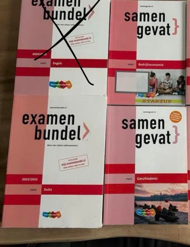 VWO Examenbundels en Samengevat - diverse vakken, Boeken, Ophalen, Gelezen, VWO