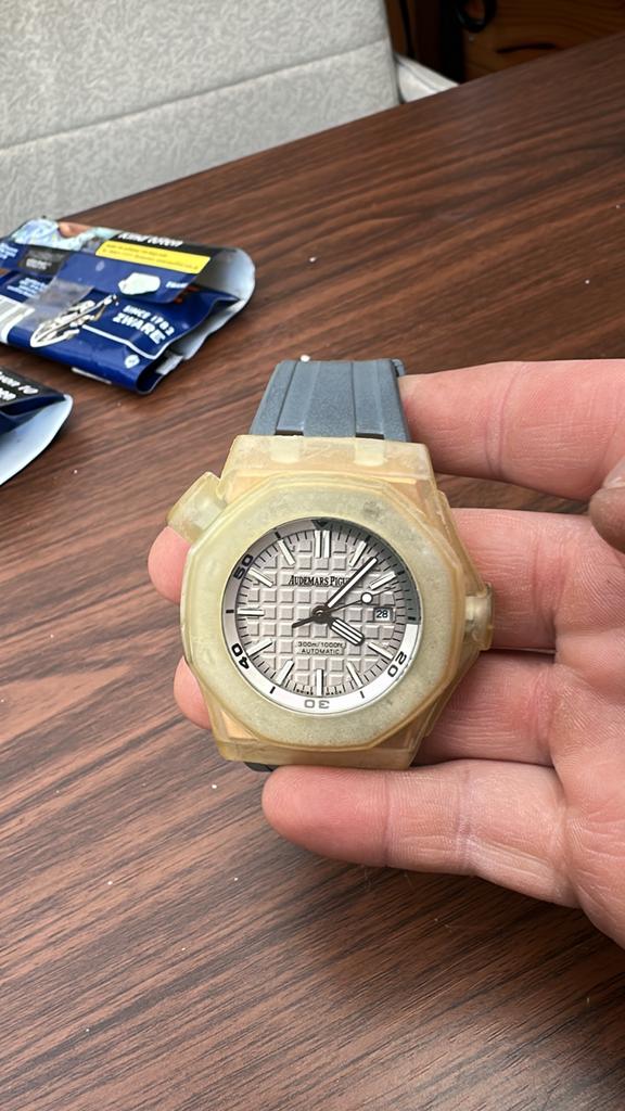 Audemars Piguet Royal Oak Offshore Rubberen Band Automaat, Sieraden, Tassen en Uiterlijk, Horloges | Heren, Overige merken, Kunststof