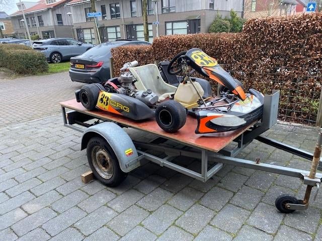 CRG kart IAME 125 cc Plus aanhanger, Ophalen, Gebruikt, Kart