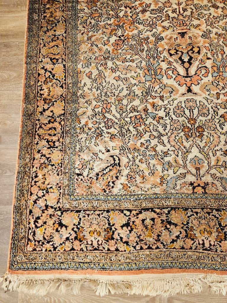 Perzisch Handgeknoopt Kashmir Tapijt. Prachtige kleuren!, Huis en Inrichting, Stoffering | Tapijten en Kleden, 100 tot 150 cm