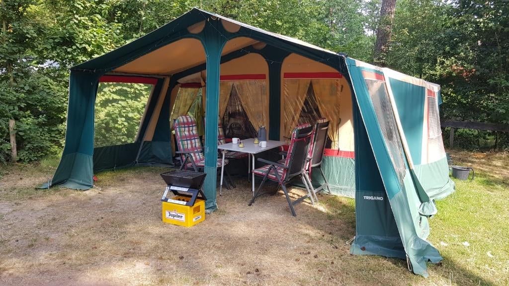 vouwwagen , travelsleeper, trigano, Ophalen, Gebruikt, Tot en met 6