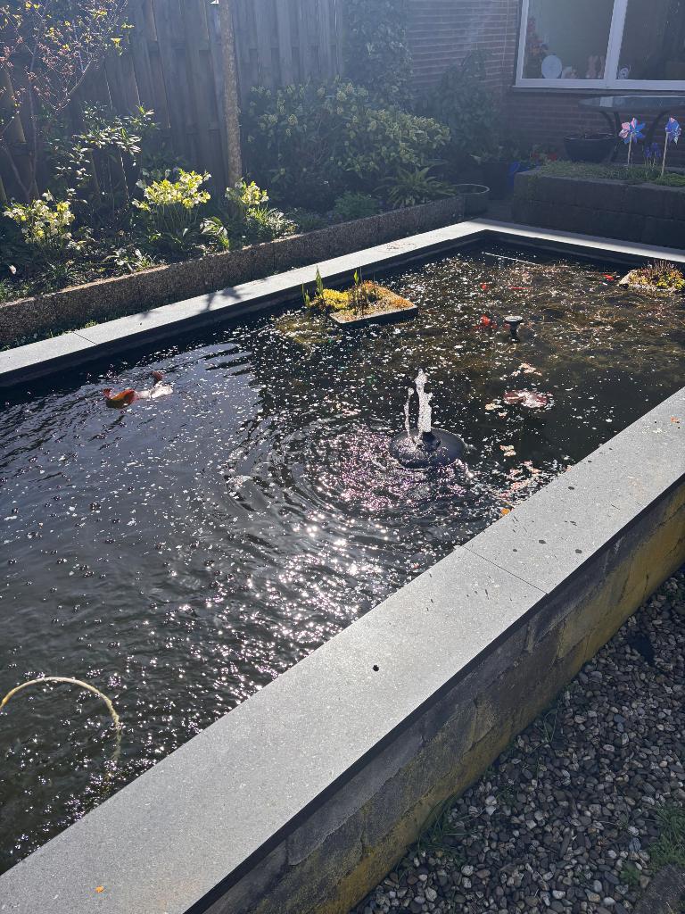 Gratis tuin vijver, Tuin en Terras, Vijvers, Ophalen, Gebruikt