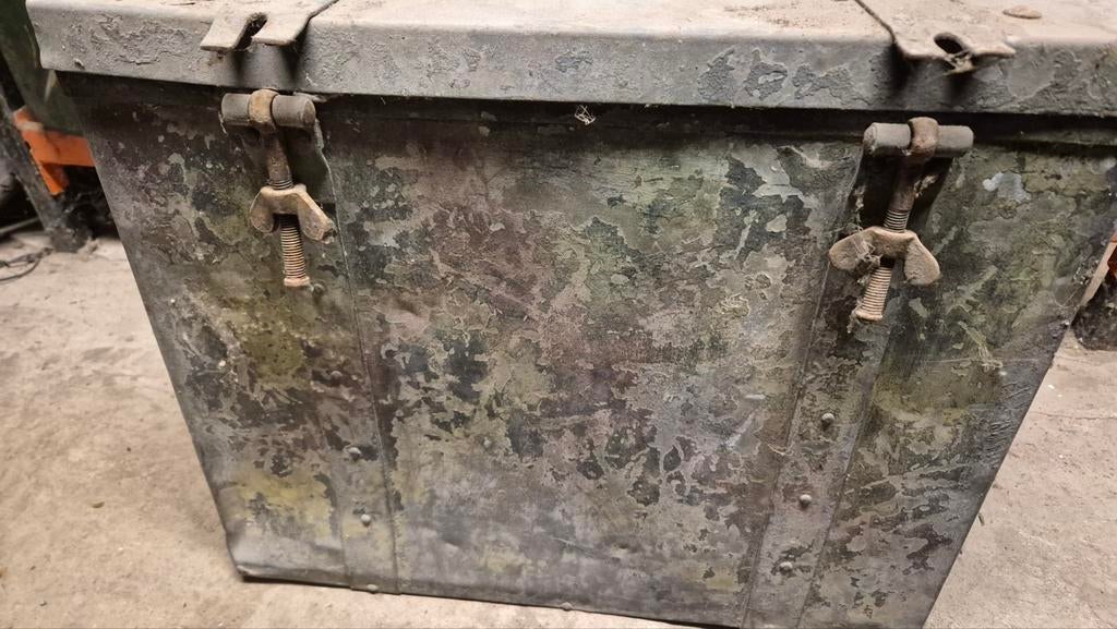 Duitse geïsoleerde kist ww2, Verzamelen, Militaria | Tweede Wereldoorlog, Ophalen of Verzenden, Landmacht, Duitsland, Kist of Geocache