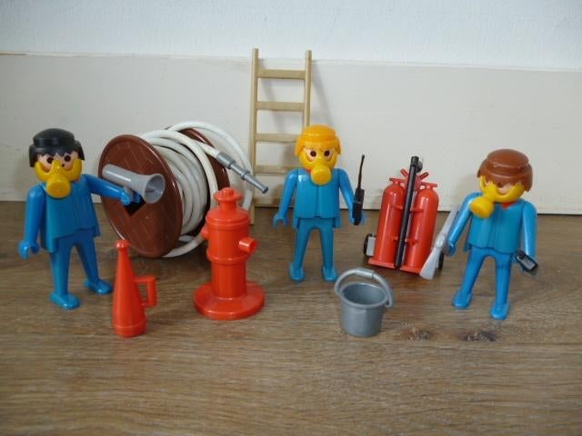 Vintage Playmobil Brandweer, Ophalen of Verzenden, Gebruikt, Los playmobil