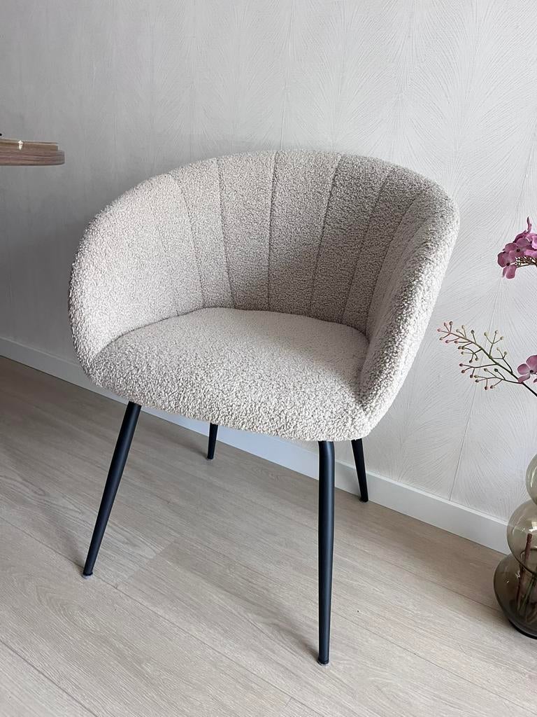 4 tropea eetkamerstoelen kwantum, Ophalen, Zo goed als nieuw, Minder dan 75 cm, 50 tot 75 cm