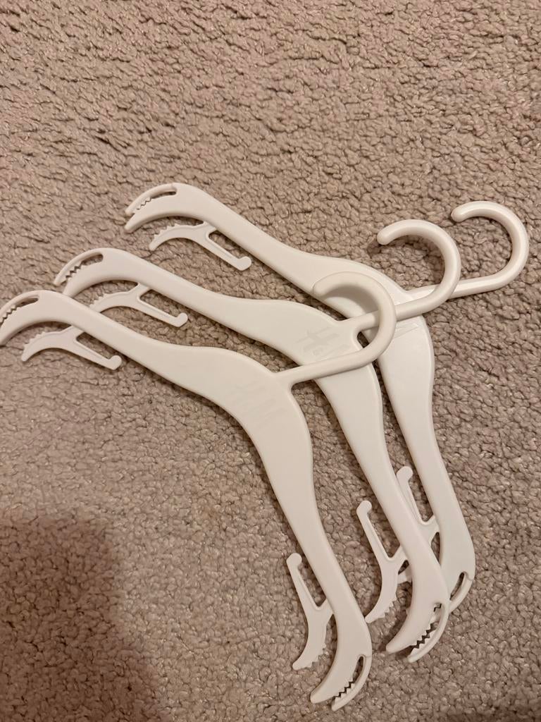 Kinderhangers - H&M - Wit - Kunststof, Ophalen of Verzenden, Gebruikt, Kunststof, Kinderen