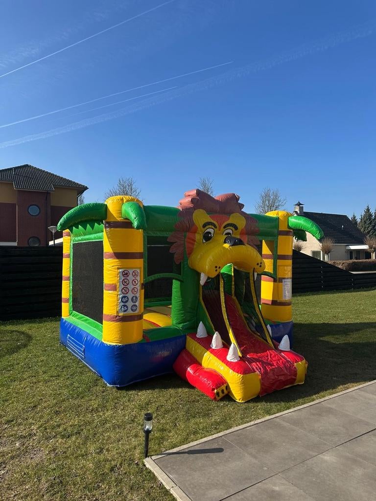 Mini multiplay leeuw springkussen, Ophalen of Verzenden, Zo goed als nieuw, Overige