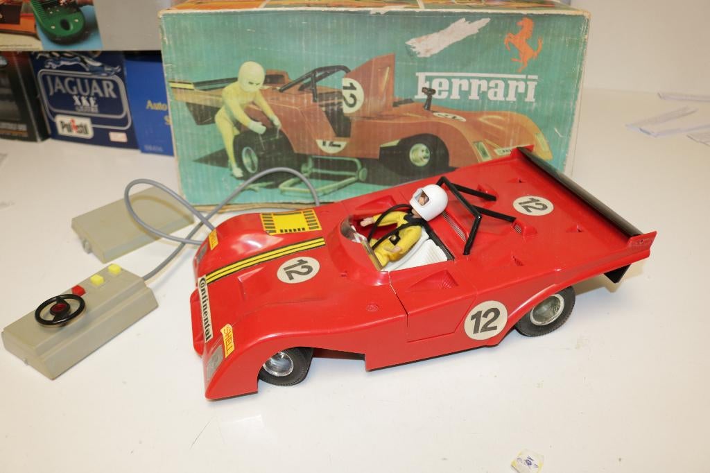 Piko Ferrari 312 PB met doos uit de jaren 60 Dinky Corgi, Ophalen of Verzenden, Gebruikt, Auto, Overige merken