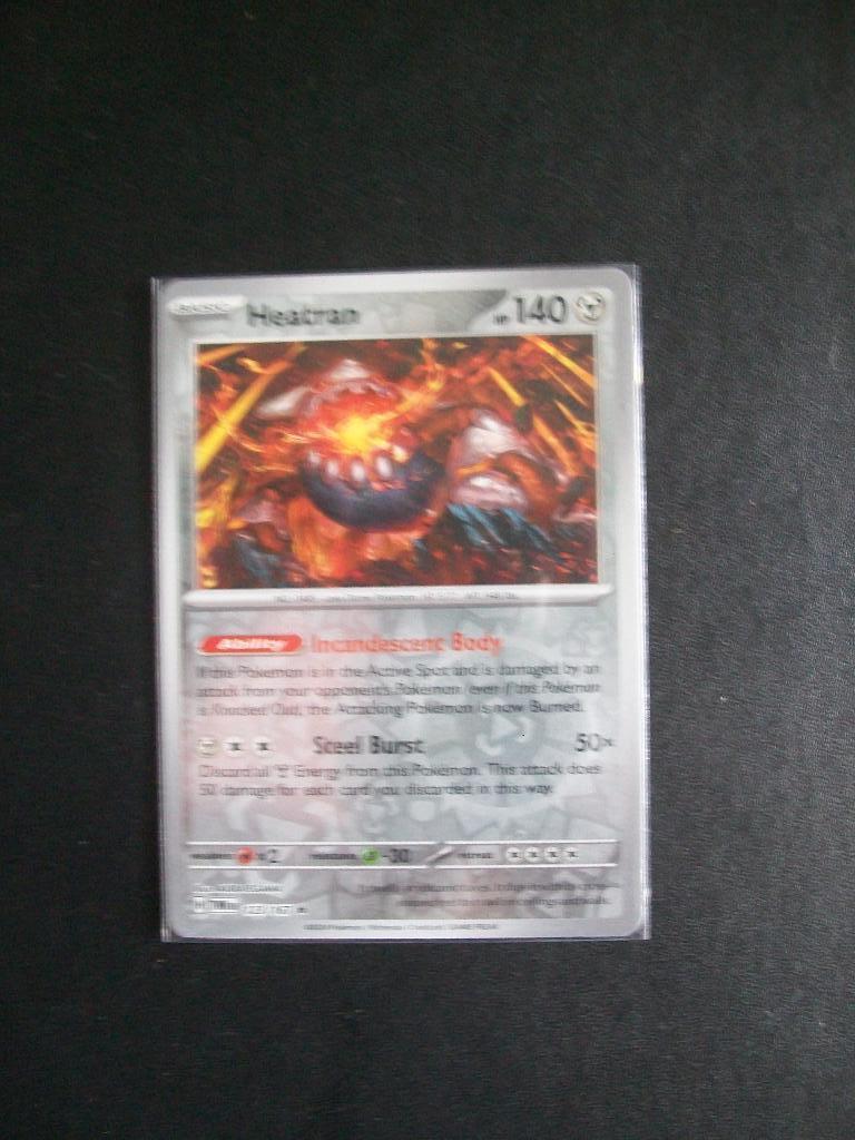 8549. Nieuwe Pokemon Kaart holofoil HEATRAN HP 140 (123/167), Verzenden, Nieuw, Losse kaart, Foil