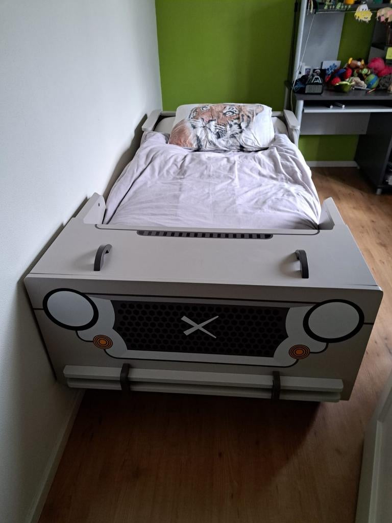 Bed van een Jeep, Ophalen, 90 cm, Eenpersoons, Zo goed als nieuw