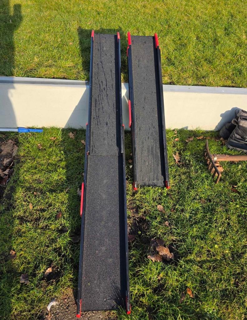 Proworks uitschuifbare oprijplaat, Motoren, Accessoires | Overige, Ophalen, Zo goed als nieuw