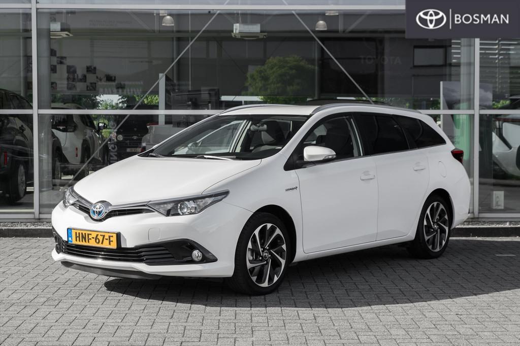 Toyota Auris 1.8 HYBRID TOURING SPORTS CVT, Stof, Gebruikt, Euro 6, Wit
