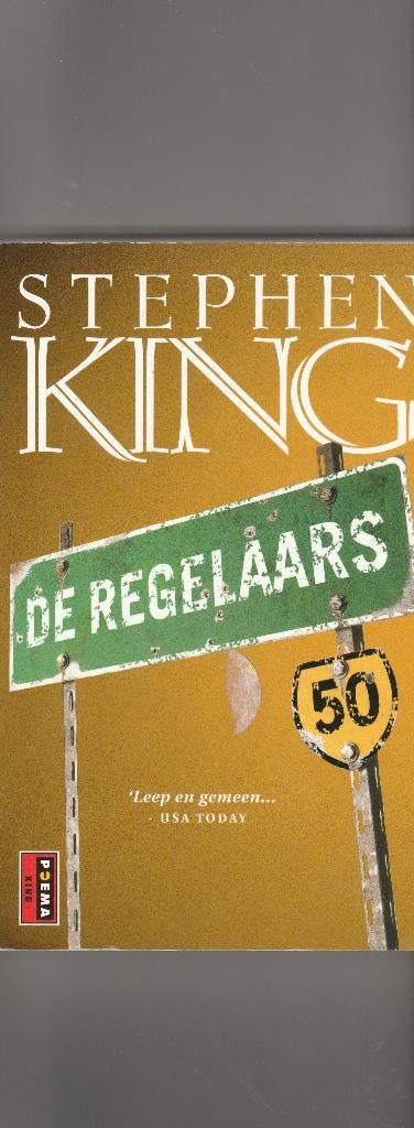 Stephen King De Regelaars 378 Blz., Ophalen of Verzenden, Nieuw