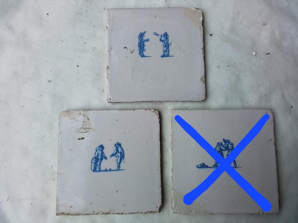 Antieke tegeltjes, Antiek en Kunst, Ophalen