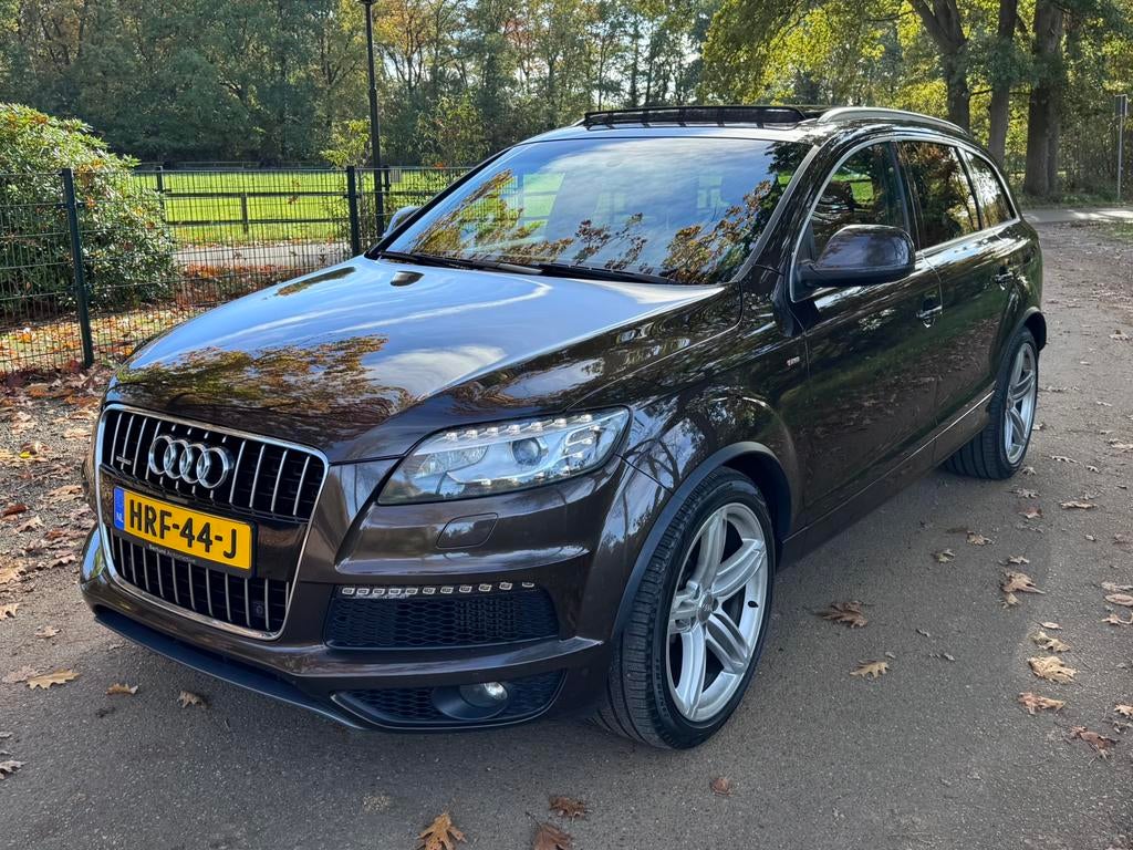 Audi Q7 3.0 TDI Quattro EURO6 S-line PANO-LUCHTVERING-TREKHA, Auto's, Audi, Particulier, Q7, 4x4, ABS, Achteruitrijcamera, Airconditioning