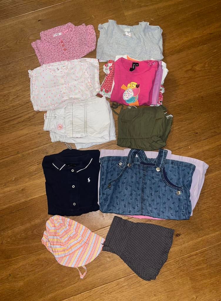 Kledingpakket met 18 stuks meisjeskleding in maat 86, Ophalen of Verzenden, Gebruikt, Meisje, Overige typen