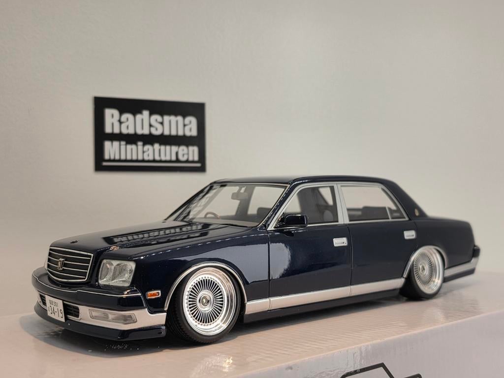 Toyota Century V12 Stance Blue Mica 2008 - 1:18 Ottomobile, OttOMobile, Auto, Nieuw, Ophalen of Verzenden