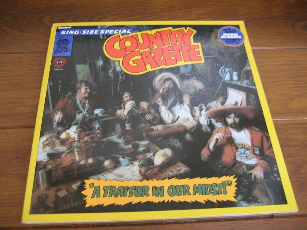 Country gazette a traitor lp, Cd's en Dvd's, Ophalen of Verzenden, Zo goed als nieuw, 12 inch, Poprock