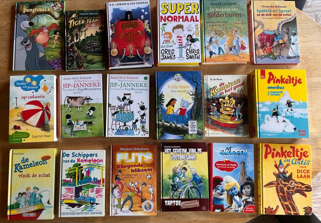 18 Kinderboeken: Jungleboek, De Kinderen van Bolderburen & m, Boeken, Ophalen of Verzenden, Gelezen, Fictie algemeen