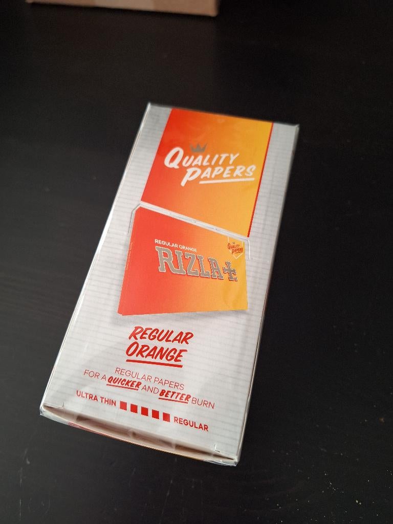 Oranje / rode rizla 25 dubbel pakjes, Albert Heijn, Ophalen