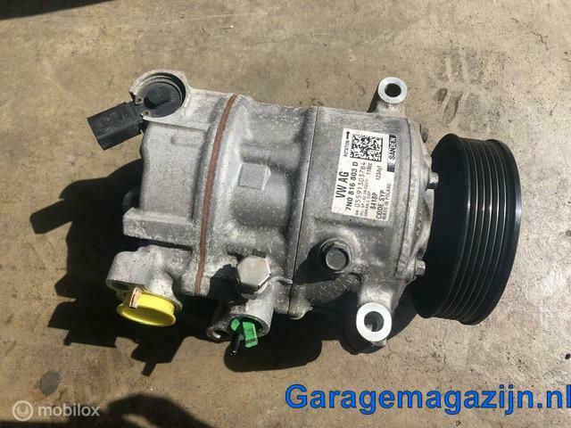 Airco pomp VW Sharan 2.0 TDI 2017 DFMA Sanden 7N0816803D, Gebruikt, Volkswagen, Ophalen of Verzenden, Volkswagen