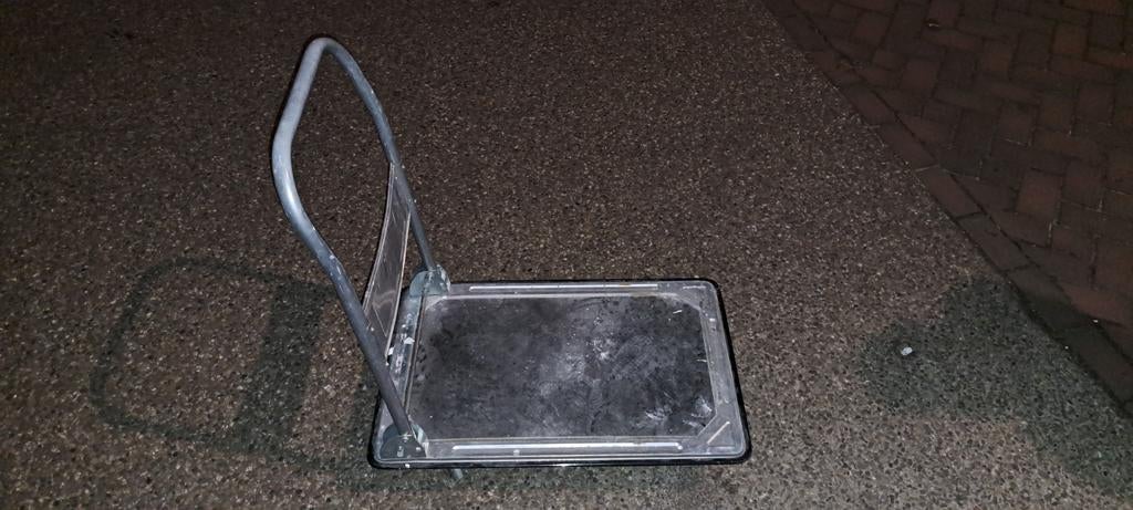 Steekwagen/platformwagen 150kilo, Ophalen, Zo goed als nieuw