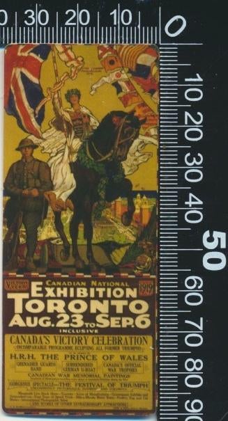 Sticker: Canadian National Exhibition - Toronto, Ophalen of Verzenden, Zo goed als nieuw, Film, Tv of Omroep