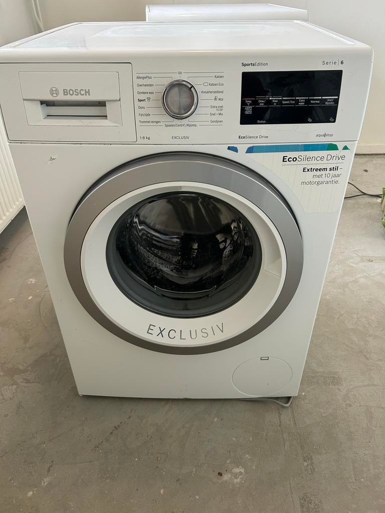 Bosch Serie 6 WAT28491NL/01 Wasmachine - 8 kg, 1400 rpm, Ophalen, Gebruikt, Voorlader, Wolwasprogramma