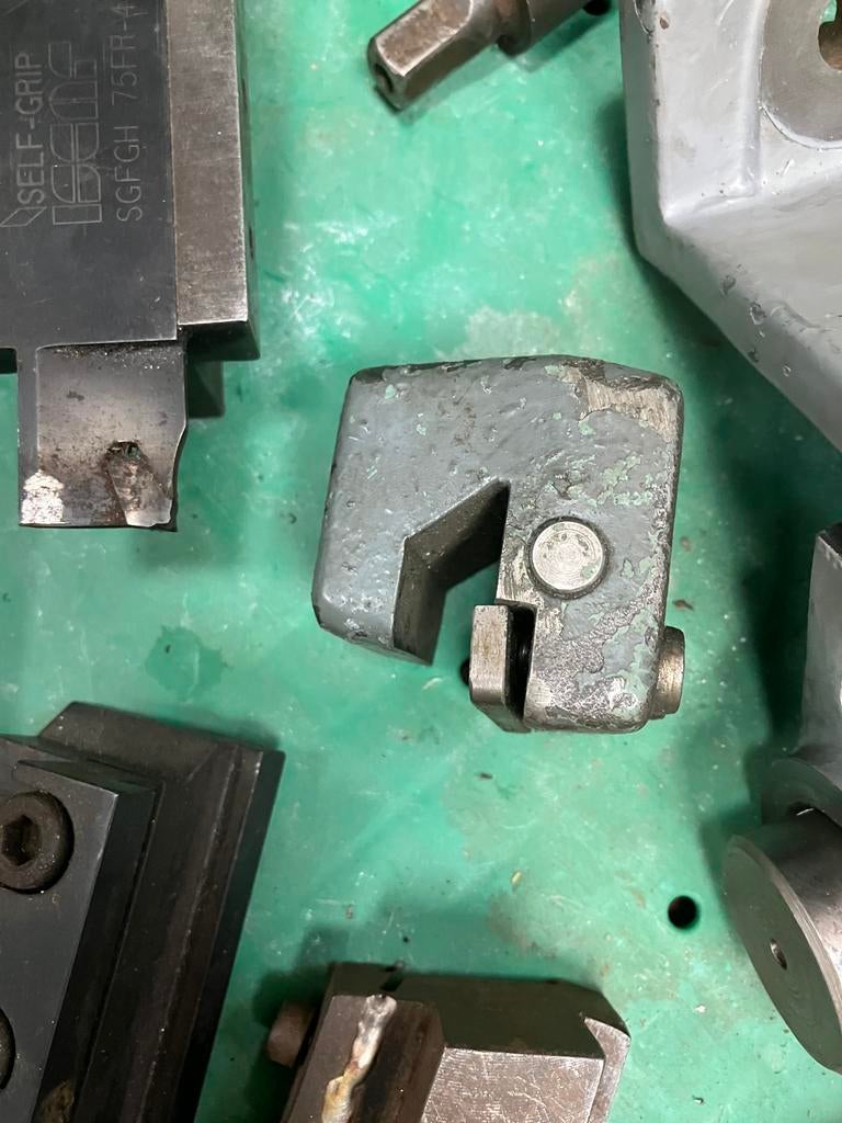 Afslag blok van draaibank, Ophalen of Verzenden, Metaaldraaibank