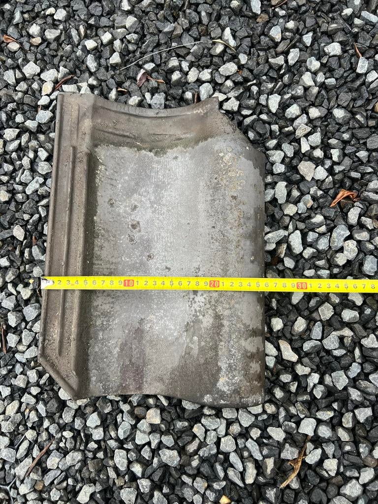 Gebr. Feijen blauw gesmoorde dakpannen +-180, Doe-het-zelf en Verbouw, Dakpannen en Dakbedekking, Ophalen, Gebruikt, Steen of Klei