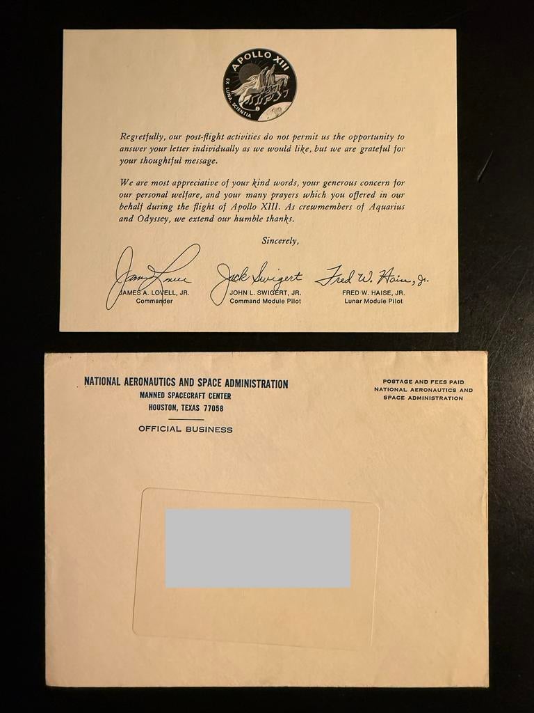 Foto’s en kaarten van Apollo en Space Shuttle, Ophalen of Verzenden, Kaart, Foto of Prent