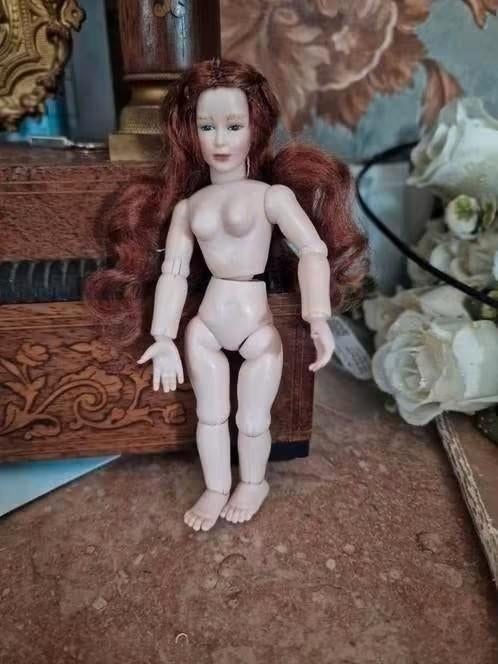 Heidi Ott Popje 14 cm met lang haar, Ophalen of Verzenden, Gebruikt, Overige typen