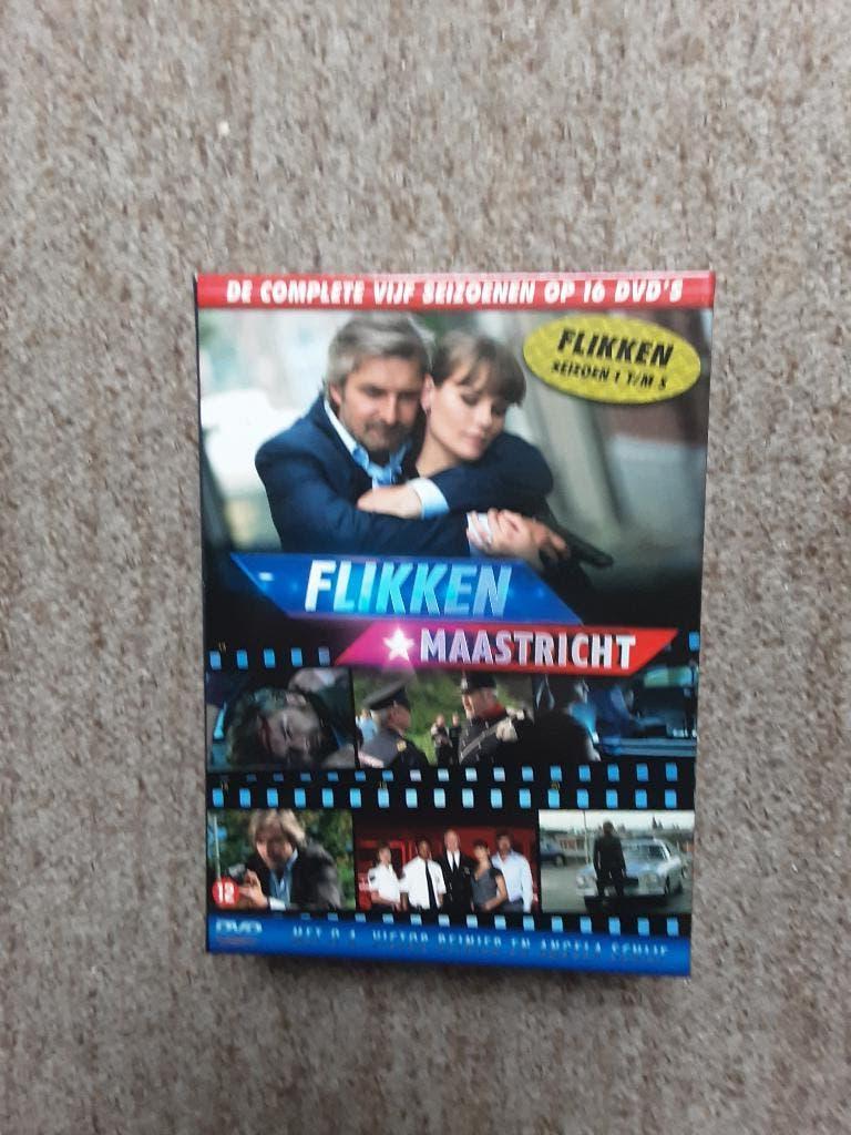 DVD box Flikken Maastricht seizoen 1 t/m 5 16 DVD's, Cd's en Dvd's, Ophalen, Boxset, Zo goed als nieuw, Actie en Avontuur