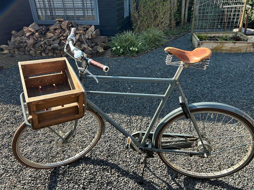 Achielle Transportfiets – Steel Grey – Framemaat 61 cm, Fietsen en Brommers, Versnellingen, 56 cm of meer, Zo goed als nieuw, Ophalen