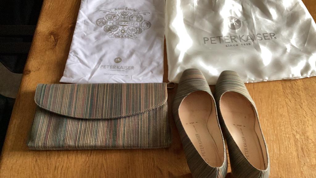 Peter Kaiser schoenen en clutch., Pumps, Overige kleuren, Ophalen of Verzenden, Zo goed als nieuw