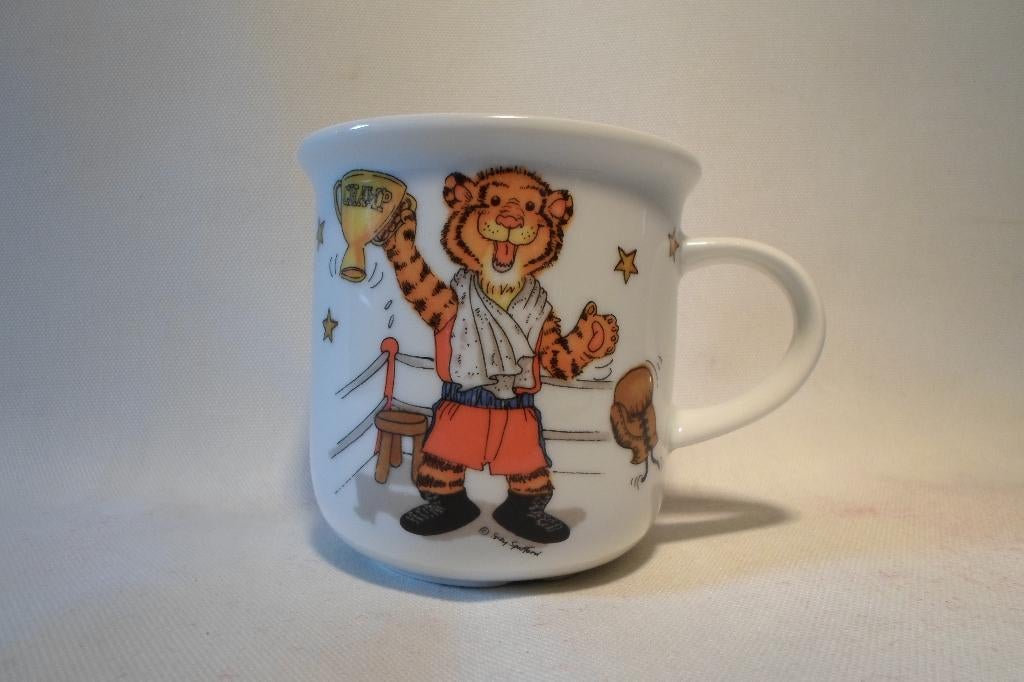 Arzberg Suzy Spafford Boksen beker, Ophalen of Verzenden, Zo goed als nieuw, Overige stijlen, Kop(pen) en/of Schotel(s)