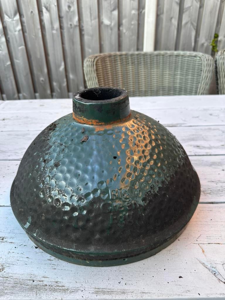 Dome MiniMax/Small Big Green Egg, Tuin en Terras, Houtskoolbarbecues, Ophalen, Gebruikt
