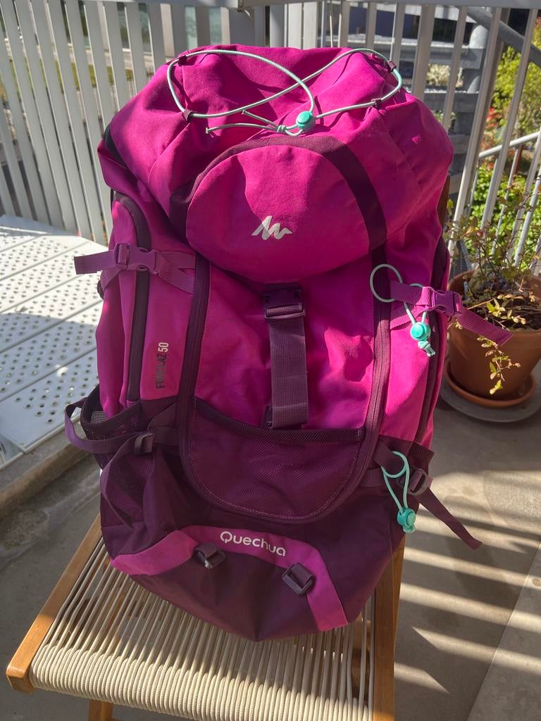 Quechua Forclaz 50 backpack, Ophalen, Gebruikt, Rugzak