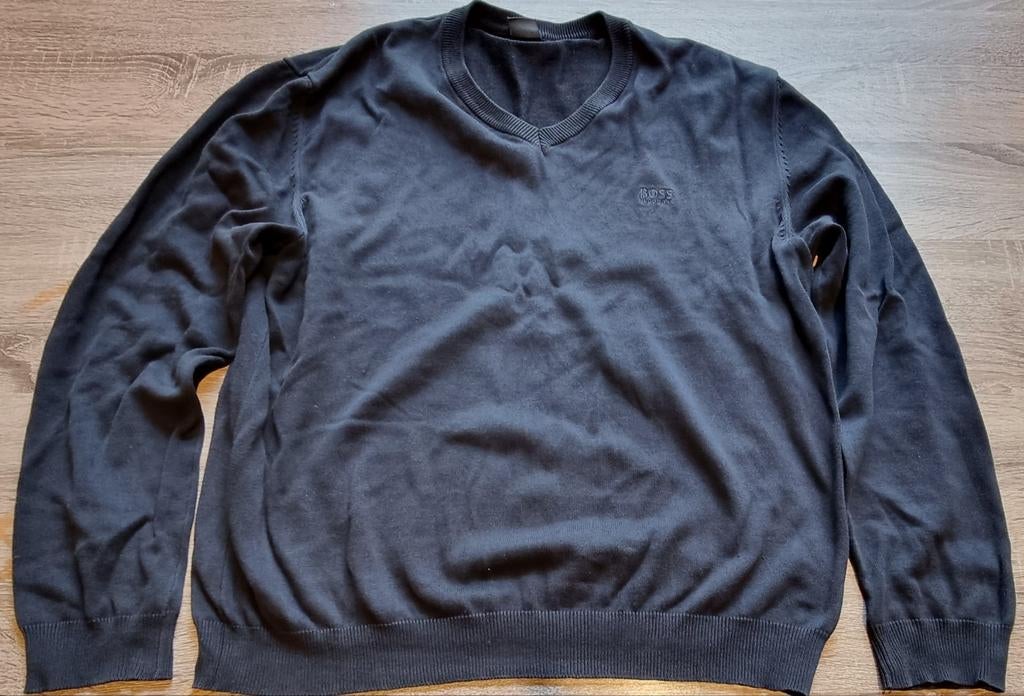 Hugo Boss trui, Maat 52/54 (L), Zwart, Ophalen of Verzenden, Hugo Boss