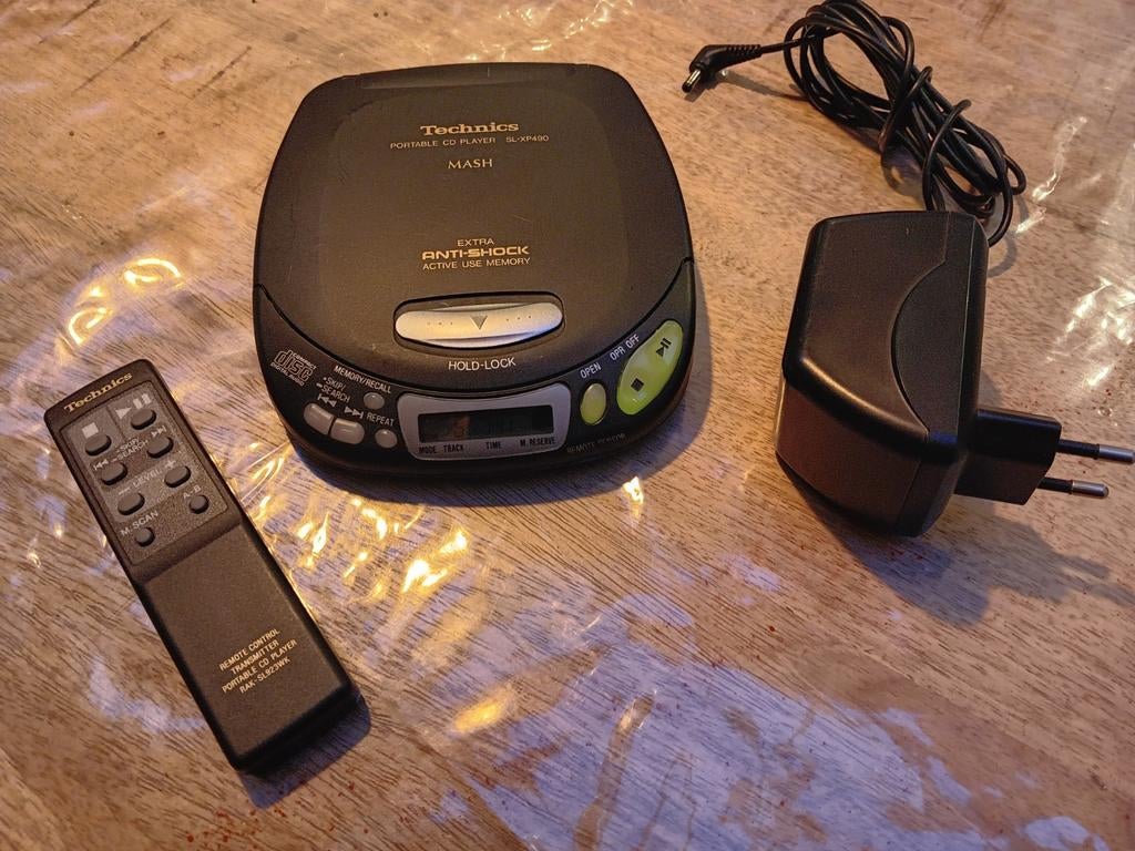 Technics discman mash sl-xp490 jaren 90, Ophalen of Verzenden, Discman